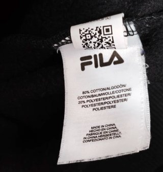 Sudadera Fila Negra Mujer original