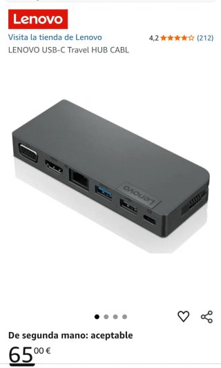 Lenovo USB-C Travel Hub Cable
