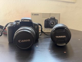 Canon EOS 750D + objetivos Canon y Tamron