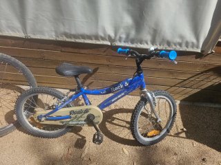 Bicicleta infantil Rock & Roller azul