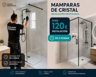 Instalador Mamparas de Cristal Profesional