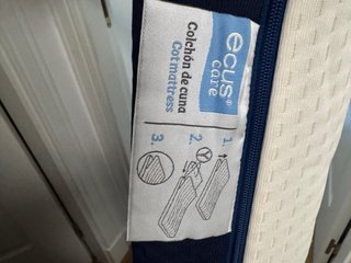 Colchón de cuna Ecus Kids Care antiplagiocefalia