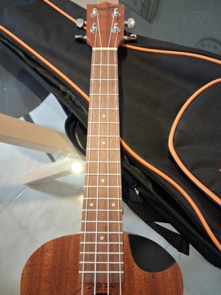 Ukelele Tenor Rock Jam con afinador