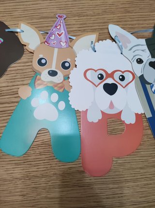 Banner Compleanno Festa Cani Party Props