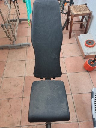 Banco de musculación negro