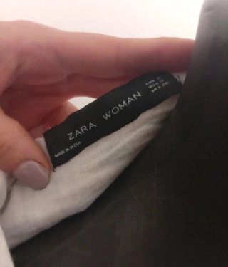 Blusa Zara sin mangas