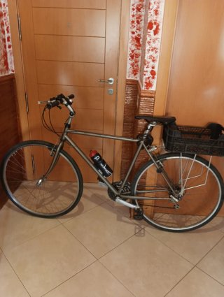 Bicicleta 26 con cesta trasera