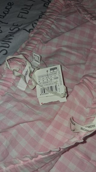 Pantalón pijama cuadros rosa Women'secret XL