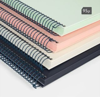 Cuaderno Milan 430 Espiral Azul