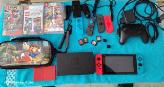 Nintendo Switch + Juegos y Accesorios