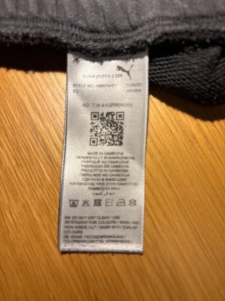 Pantaloni Puma Neri Taglia S