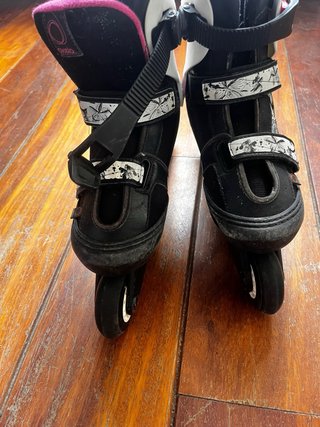 Patines Oxelo Niña Talla Ajustable, 32,33,34