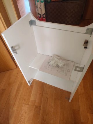 Mueble lavabo IKEA NYSJÖN blanco