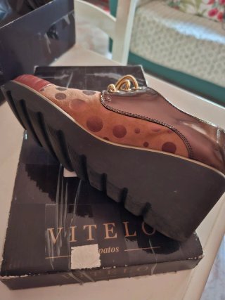 Scarpe con lacci vitello n. 37