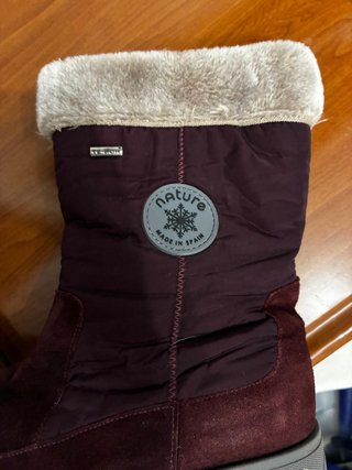 Botas Nature Moradas Talla 39 Impermeables