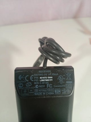 Receptor Logitech Negro