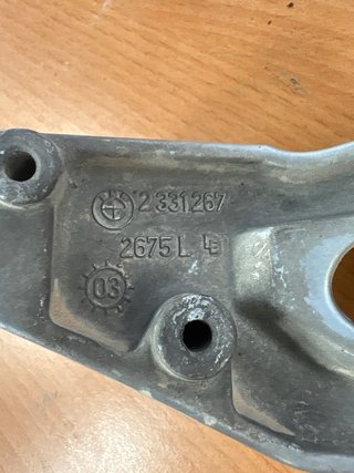 Soporte Estribera Trasera Izquierda Moto