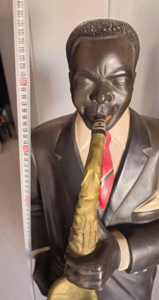 Pareja Músicos Jazz 105cm - Figuras Decorativas