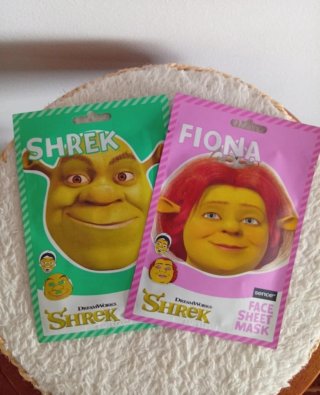 Mascarillas Faciales Shrek y Fiona