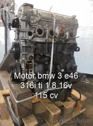 Motor bmw 3 e46 316i ti 1.8 16v 115 cv