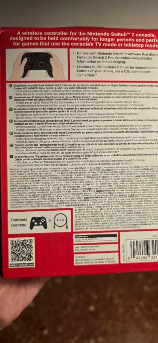 Mando Nintendo Switch Pro Controller Negro nuevo