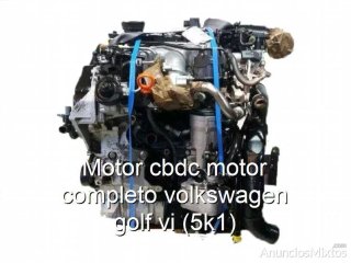 Motor cbdc motor completo volkswagen golf vi (5k1)