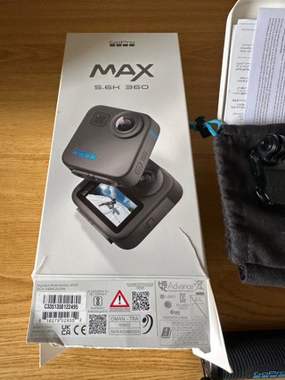 GoPro MAX 5.6K 360 Fotocamera Nera