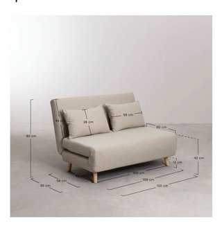 Sofá Cama Elen Sklum Gris