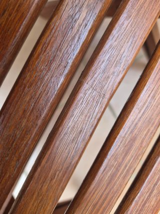 Conjunto mesa y sillas teka jardín