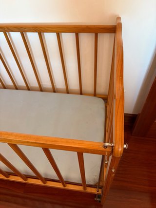 Cuna de madera 80x120