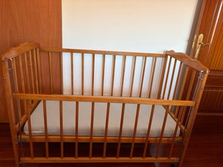 Cuna de madera 80x120