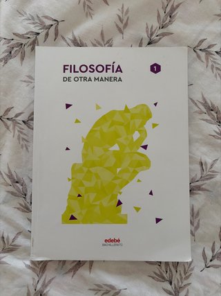 Filosofía 1, primer curso de bachillerato