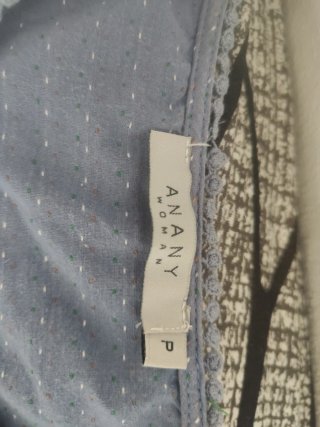 Camisa bordada manga acampanada