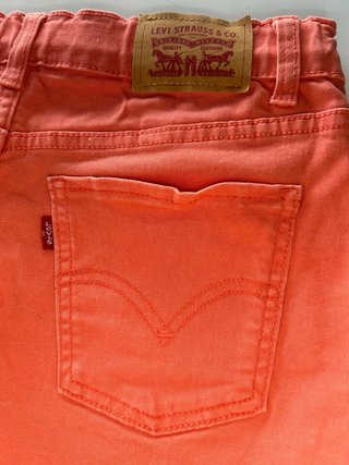 Levi's Shorts Coral/Naranja, talla 14A 158cm
