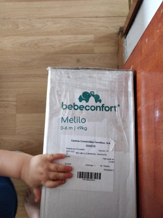 Mecedora balancín Bebeconfort gris