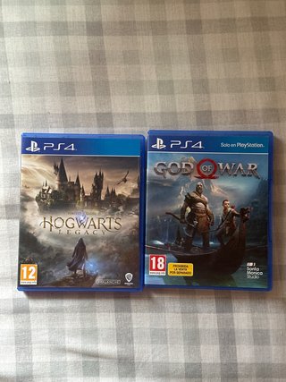 Juegos PS4: Hogwarts Legacy y God of War