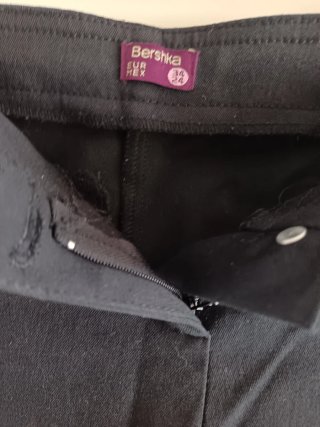 Pantalón campana negro