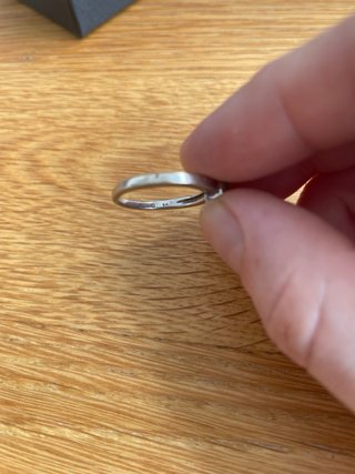 Anillo Oro Blanco 9ct Diamante