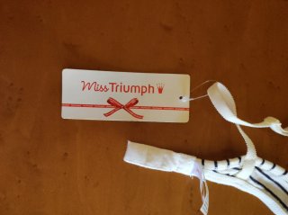 Sujetador Triumph lunares y rayas