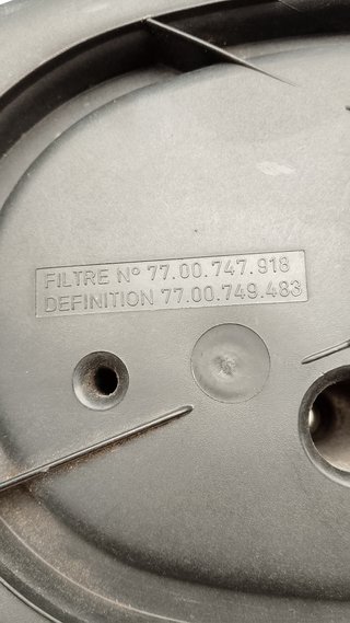 CAJA FILTRO DE AIRE RENAULT CLIO I