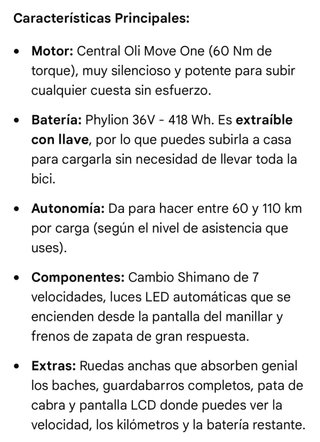 Bicicleta Eléctrica MBM Azul