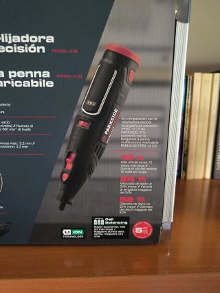 Taladrora-Lijadora recargable precisión PARKSIDE