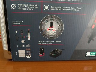 Taladrora-Lijadora recargable precisión PARKSIDE