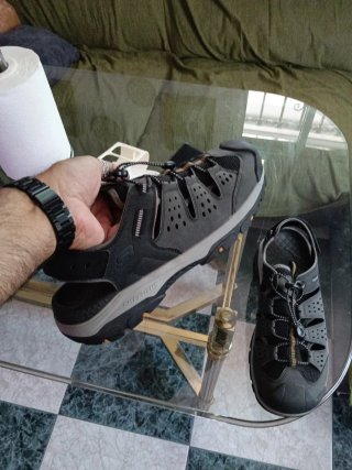Sandalias Skechers Verano/Invierno Negro/Gris