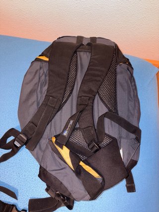 Mochila Montaña Quechua Gris/Naranja