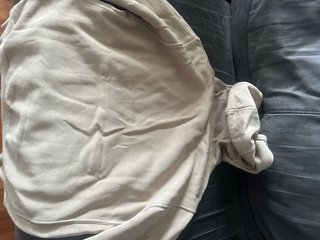 Sudadera Nike Beige con Logo Grande