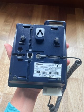 Teléfono fijo Domo Telefónica Negro