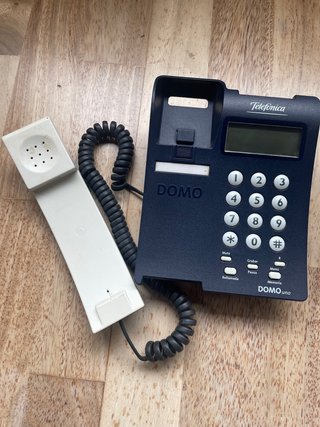 Teléfono fijo Domo Telefónica Negro