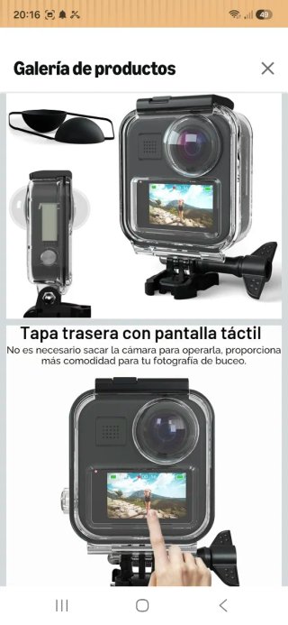 Carcasa impermeabile GoPro MAX modello 2019