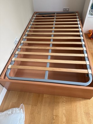 Canapé abatible 120cm madera y metal